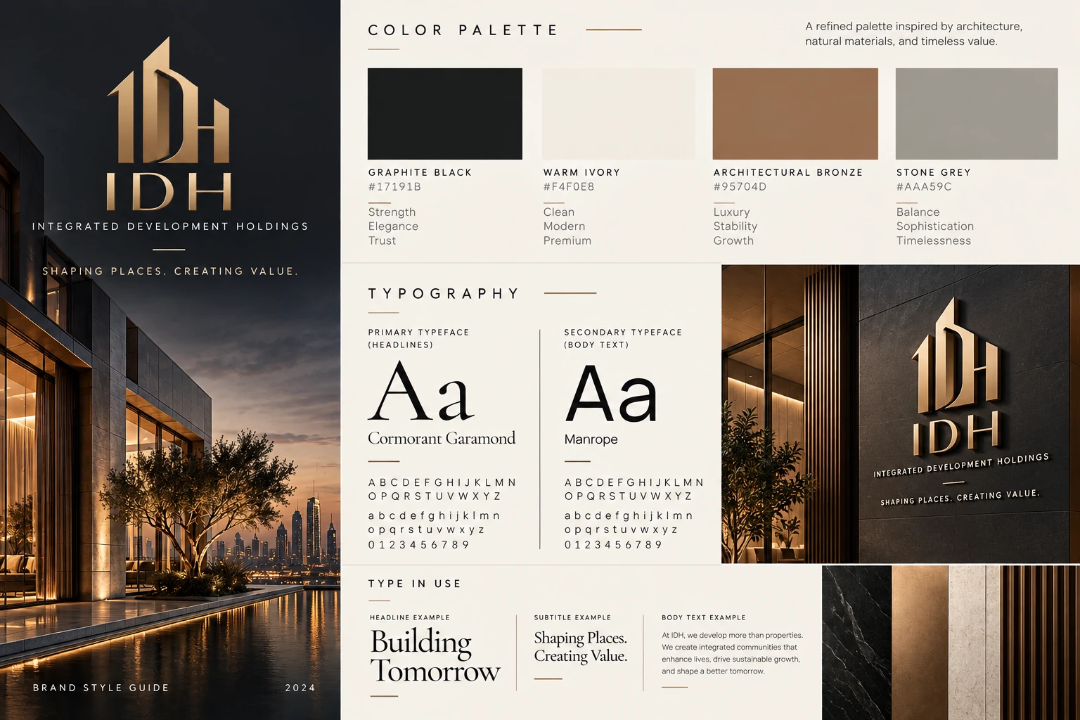 IDH — Color & Typography