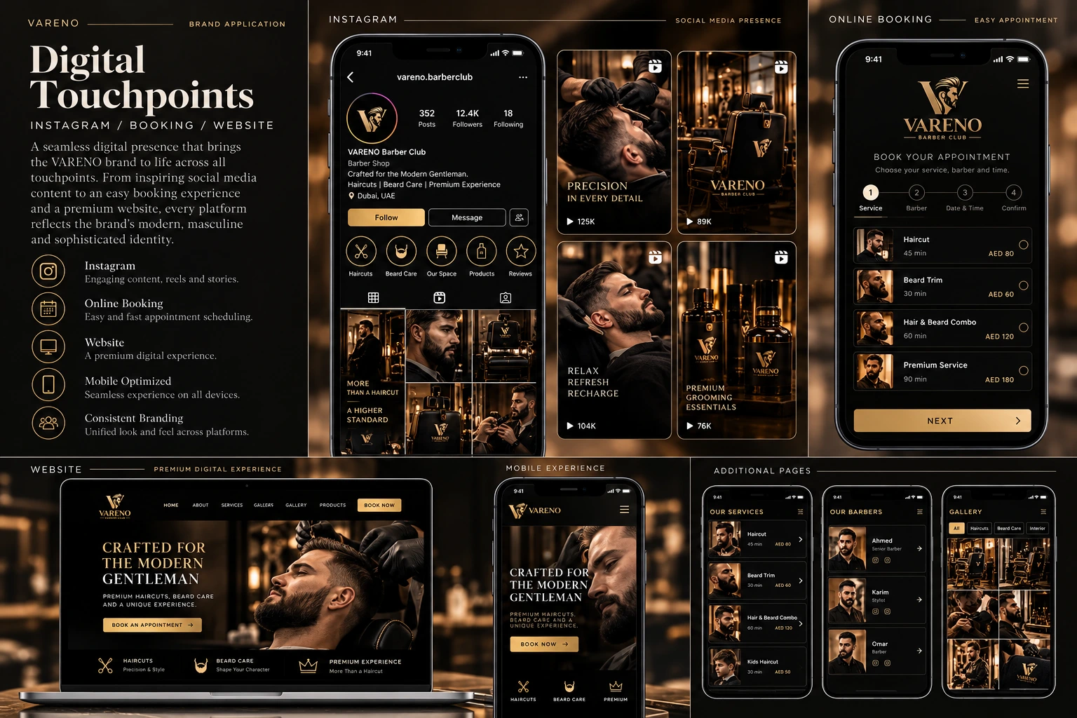 VARENO digital touchpoints