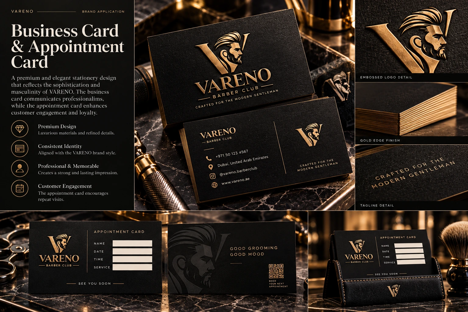 VARENO stationery and appointment cards